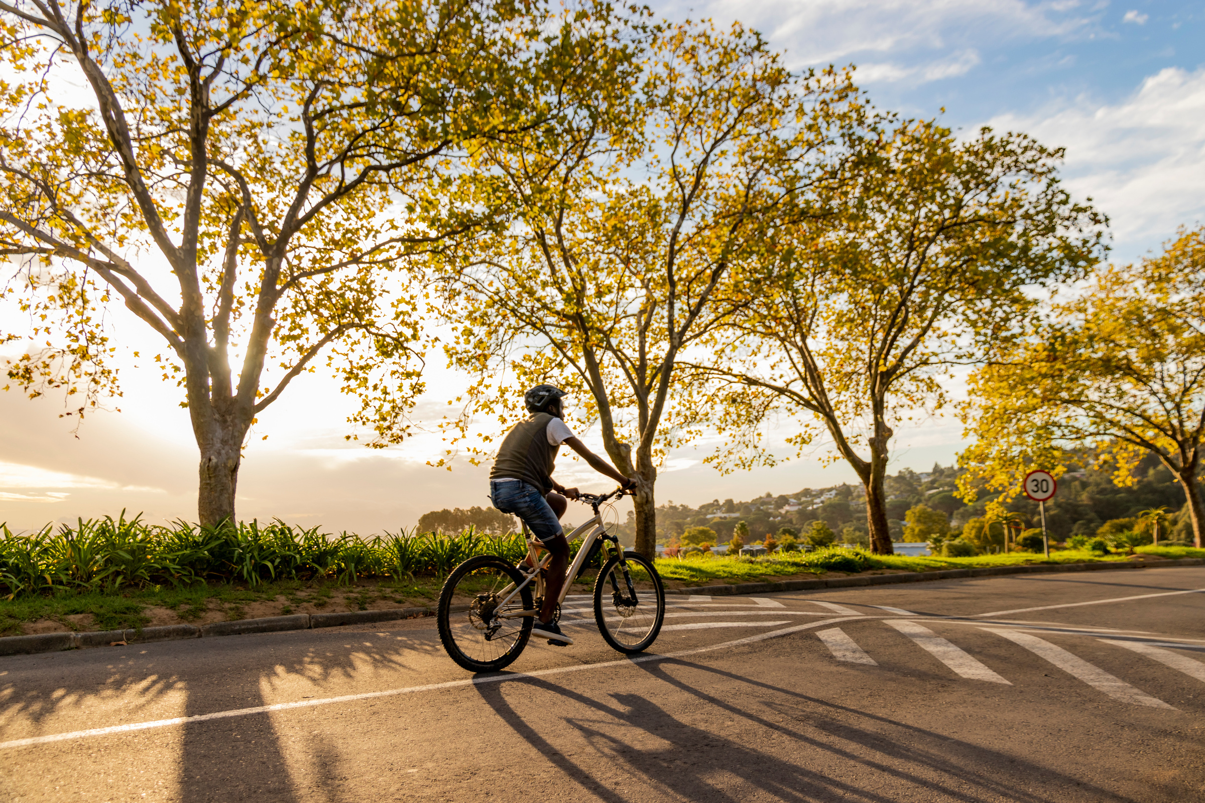 Man on Bicycle